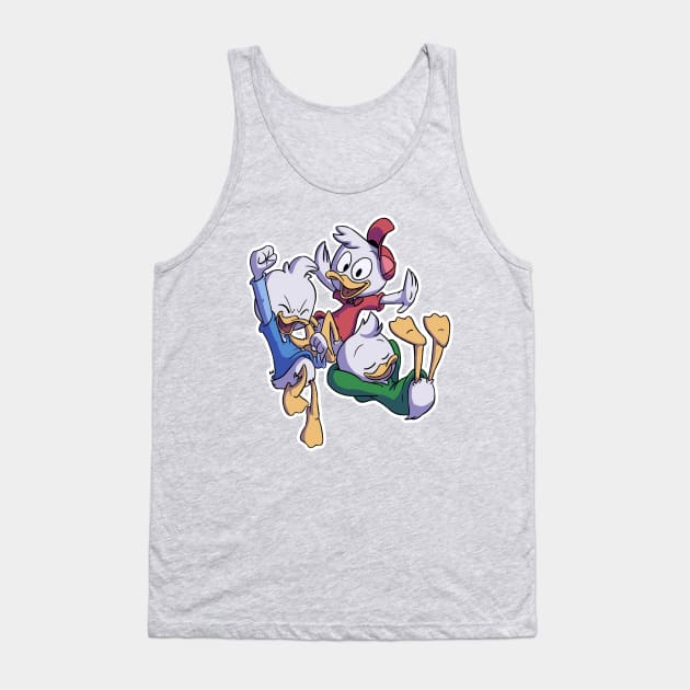 Huey Dewey and Louie Tank Top by little-ampharos